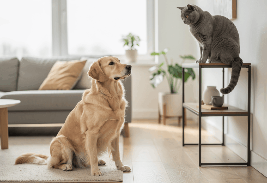 Comment favoriser une bonne entente entre chien et chat