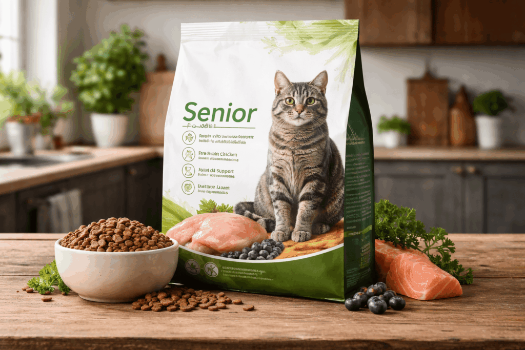 Comment choisir le meilleur croquette pour chat senior