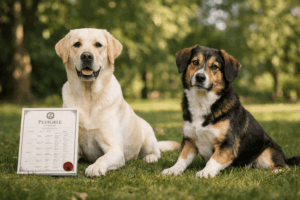 la différence entre un chien LOF et un chien non LOF