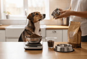 la quantité de croquettes donner à son chien