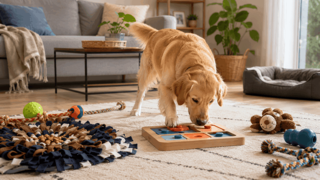 Les meilleurs jeux pour occuper son chien à la maison