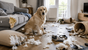 Pourquoi un chien détruit-il tout quand il est seul