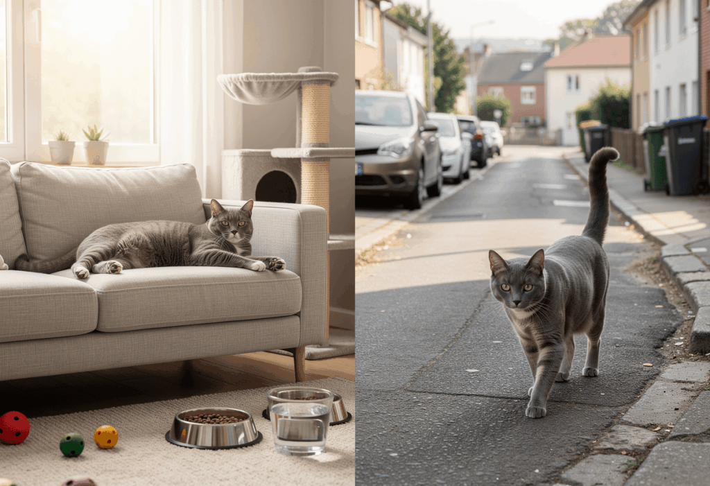Chat adulte en bonne santé