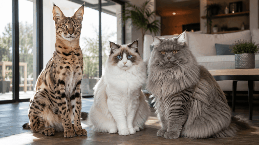 D'autres races de chats qui impressionnent par leur taille