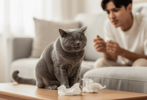 Pourquoi un chat éternue-t-il