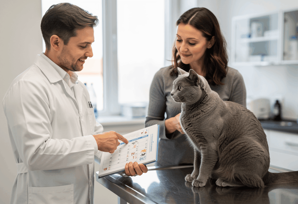 Quand faire les rappels de vaccin chez le chat adulte