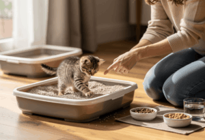 Pourquoi un chaton est-il parfois malpropre