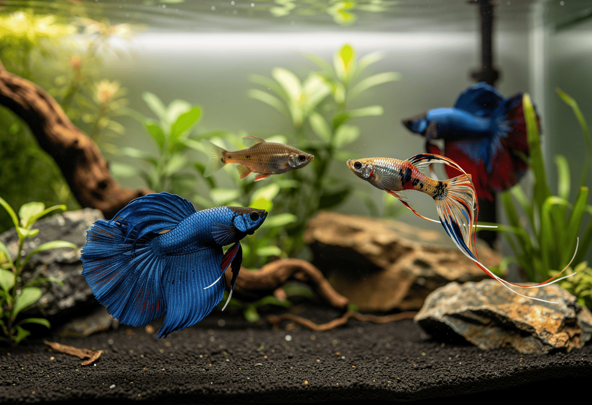 Quels poissons sont compatibles avec un combattant